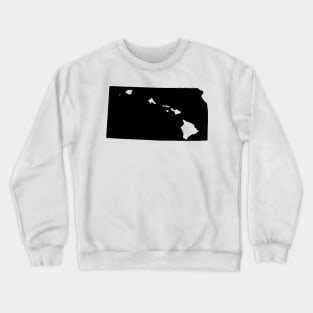 Kansas and Hawai'i Roots by Hawaii Nei All Day Crewneck Sweatshirt